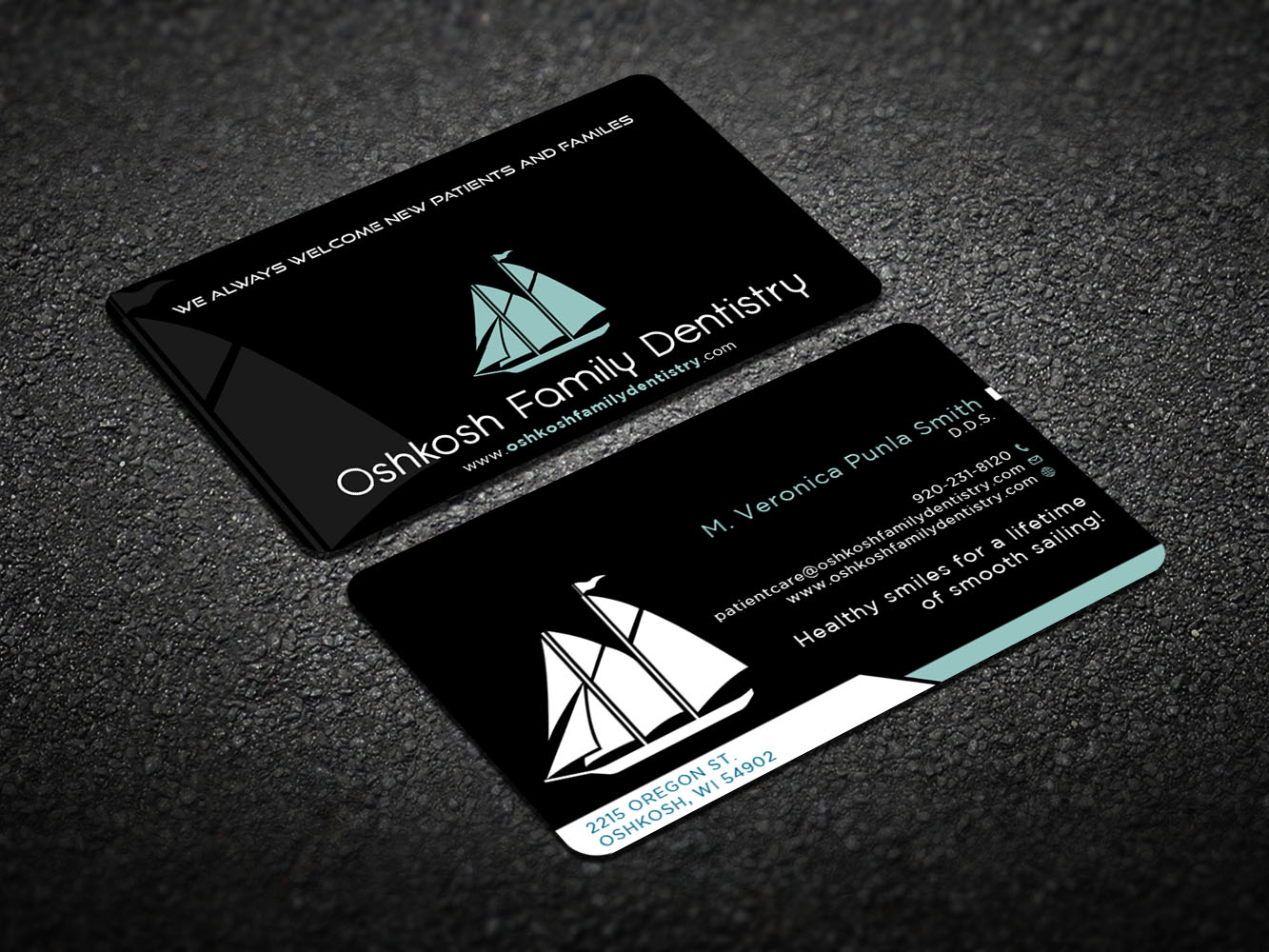 Visitenkarten-Design von Verified artistry (Design garden) für Oshkosh Family Dentistry | Design #11163062