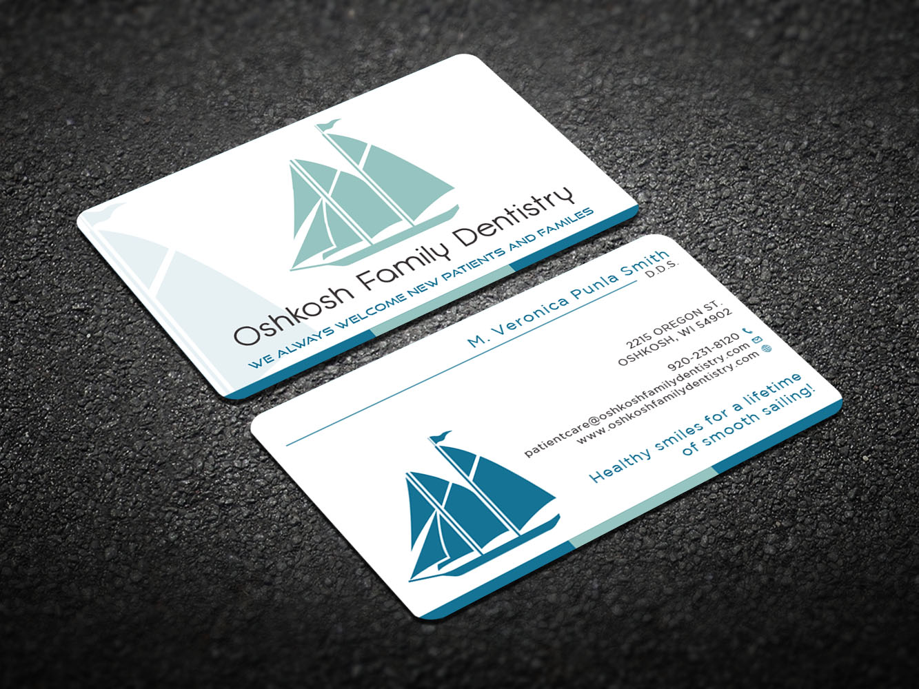 Business Card Design by Verified artistry (Design garden) for Oshkosh Family Dentistry | Design #11163066