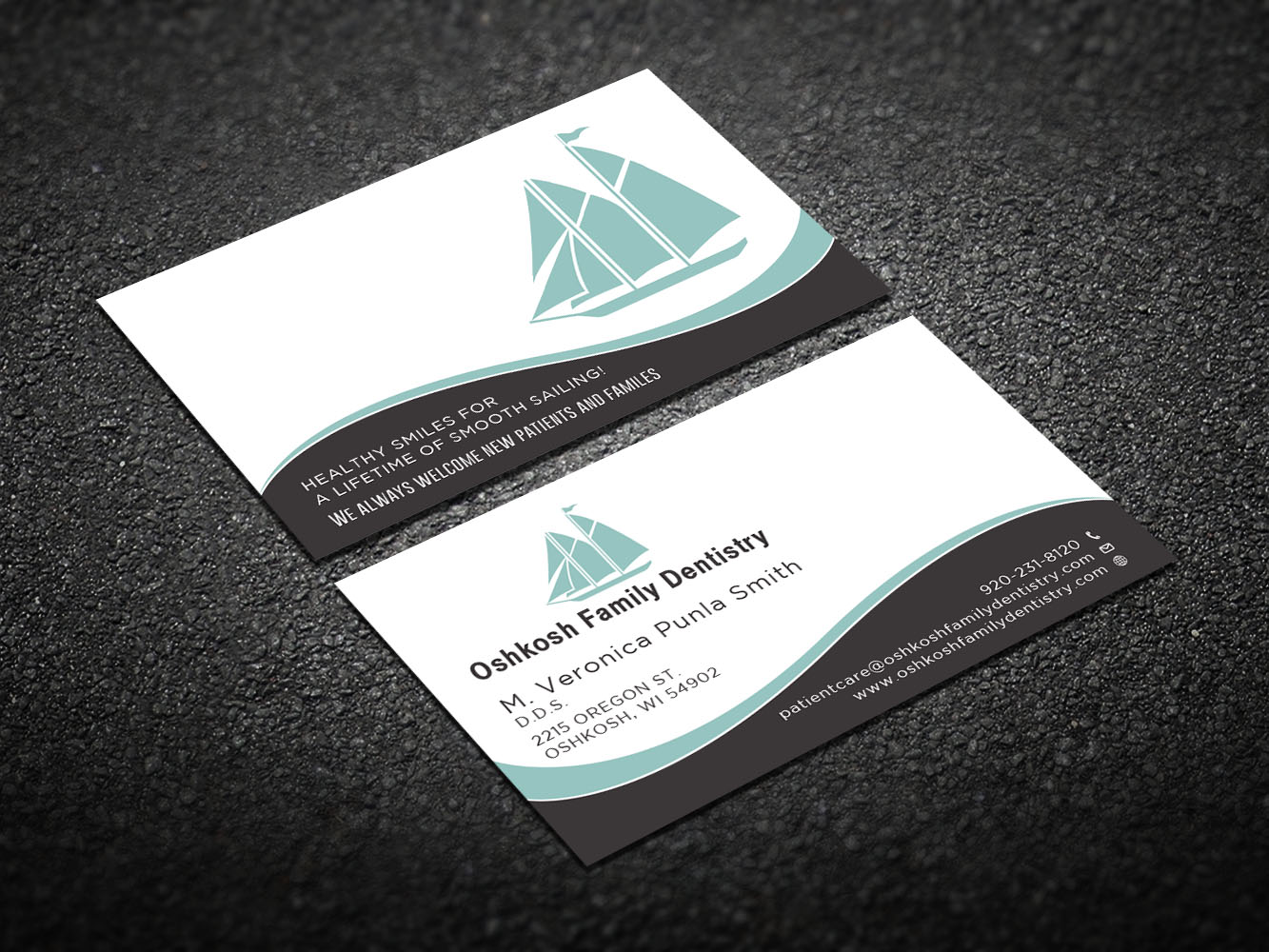 Business Card Design by Verified artistry (Design garden) for Oshkosh Family Dentistry | Design #11183733