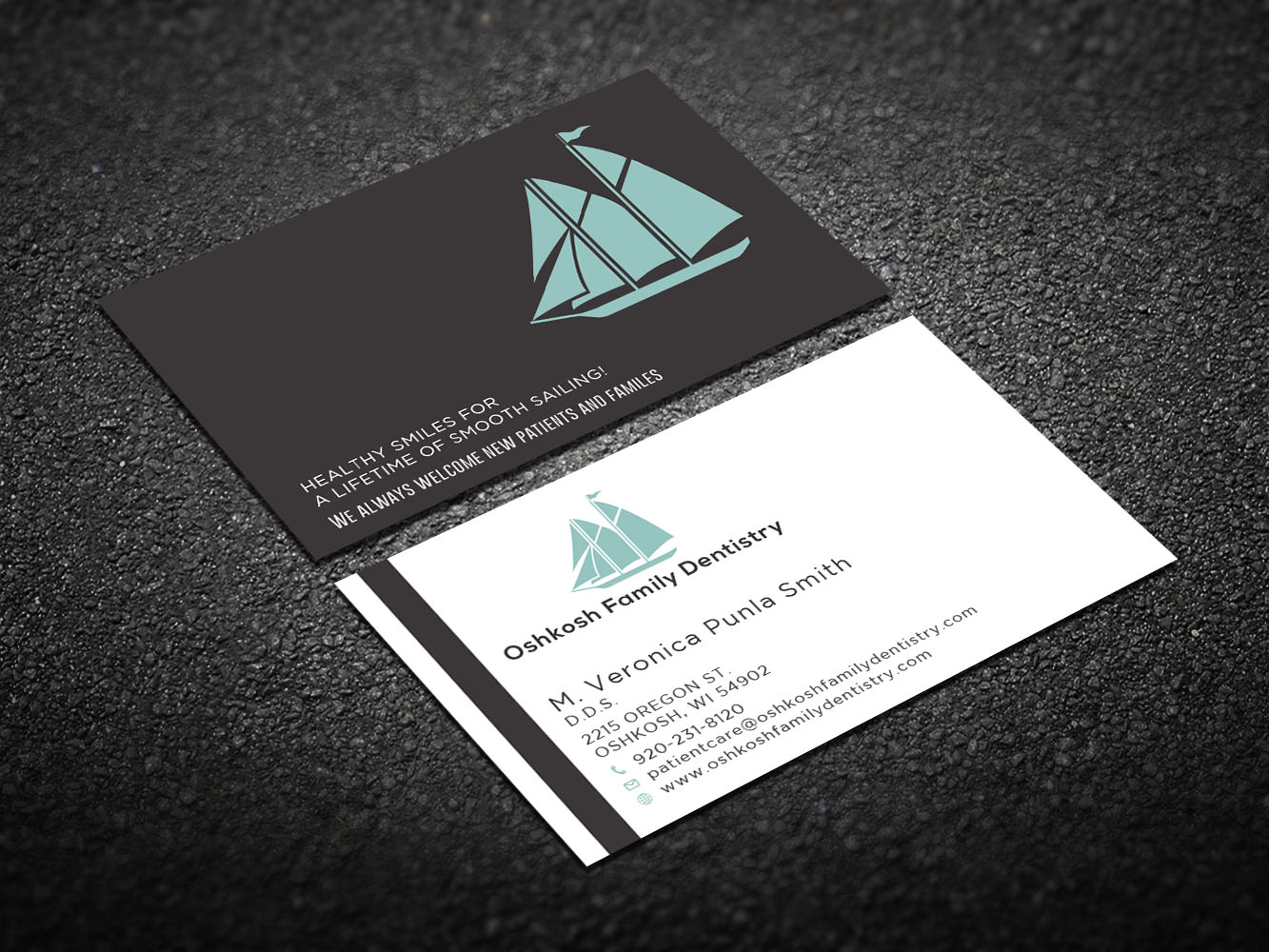 Visitenkarten-Design von Verified artistry (Design garden) für Oshkosh Family Dentistry | Design #11183737