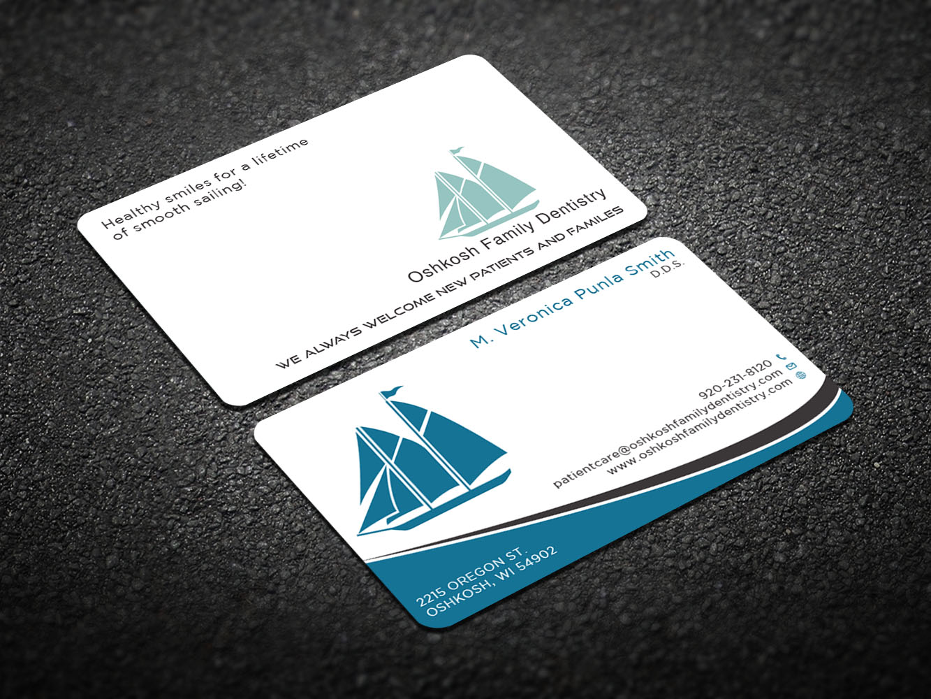 Business Card Design by Verified artistry (Design garden) for Oshkosh Family Dentistry | Design #11183751
