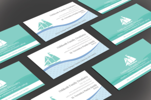 Visitenkarten-Design von JK18 für Oshkosh Family Dentistry | Design: #11183421