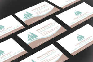 Business Card Design by JK18 for Oshkosh Family Dentistry | Design: #11246695