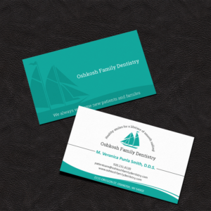 Business Card Design by Grafactory for Oshkosh Family Dentistry | Design: #11177322