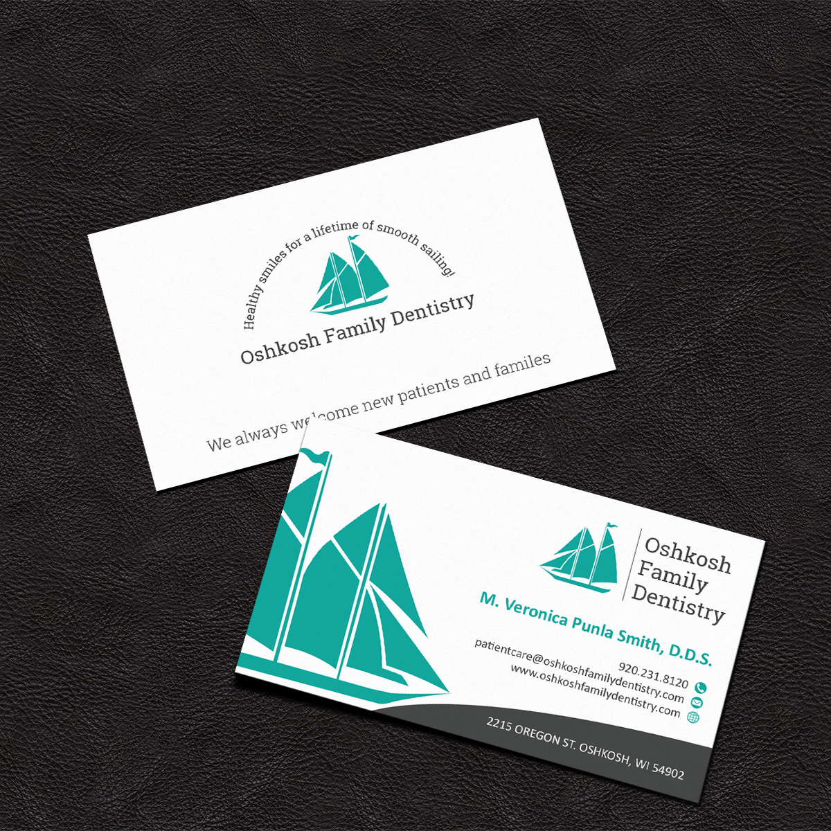 Business Card Design by Grafactory for Oshkosh Family Dentistry | Design #11178487