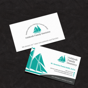Business Card Design by Grafactory for Oshkosh Family Dentistry | Design: #11178487