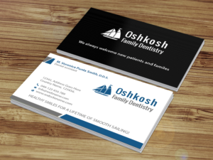 Business Card Design by Creations Box 2015 for Oshkosh Family Dentistry | Design: #11161651