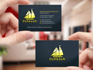 Business Card Design by Creations Box 2015 for Oshkosh Family Dentistry | Design: #11161653
