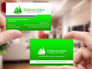 Business Card Design by Creations Box 2015 for Oshkosh Family Dentistry | Design: #11161666