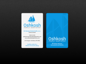 Business Card Design by Creations Box 2015 for Oshkosh Family Dentistry | Design: #11161686