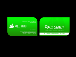 Business Card Design by Creations Box 2015 for Oshkosh Family Dentistry | Design: #11161853