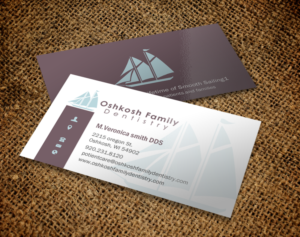 Visitenkarten-Design von Brand aid für Oshkosh Family Dentistry | Design: #11169368