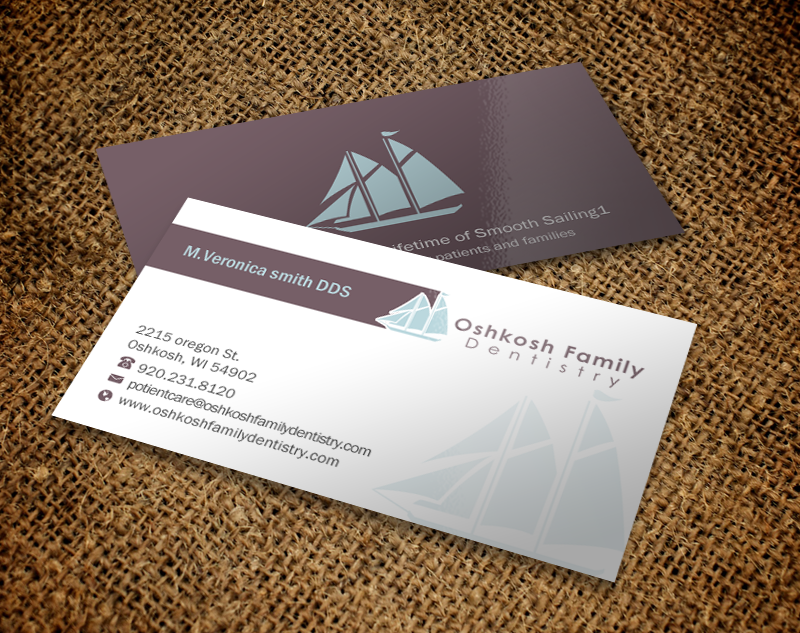 Business Card Design by Brand aid for Oshkosh Family Dentistry | Design #11169370
