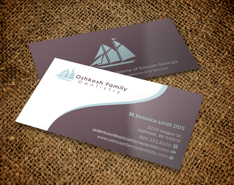 Business Card Design by Brand aid for Oshkosh Family Dentistry | Design #11169372