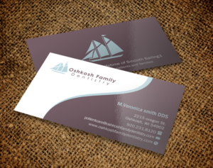 Visitenkarten-Design von Brand aid für Oshkosh Family Dentistry | Design: #11169372
