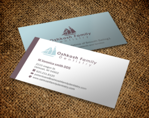 Visitenkarten-Design von Brand aid für Oshkosh Family Dentistry | Design #11240214