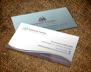 Visitenkarten-Design von Brand aid für Oshkosh Family Dentistry | Design: #11240216