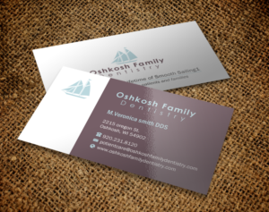 Visitenkarten-Design von Brand aid für Oshkosh Family Dentistry | Design: #11240217