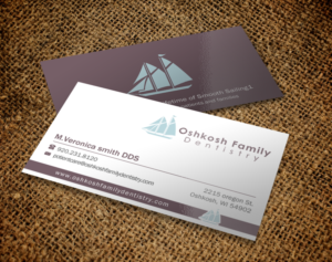 Visitenkarten-Design von Brand aid für Oshkosh Family Dentistry | Design: #11240218