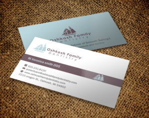 Visitenkarten-Design von Brand aid für Oshkosh Family Dentistry | Design: #11240219