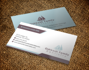 Visitenkarten-Design von Brand aid für Oshkosh Family Dentistry | Design: #11240220