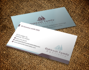 Visitenkarten-Design von Brand aid für Oshkosh Family Dentistry | Design: #11240222