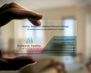 Visitenkarten-Design von Brand aid für Oshkosh Family Dentistry | Design: #11240224