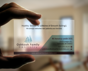 Business Card Design by Brand aid for Oshkosh Family Dentistry | Design: #11240226