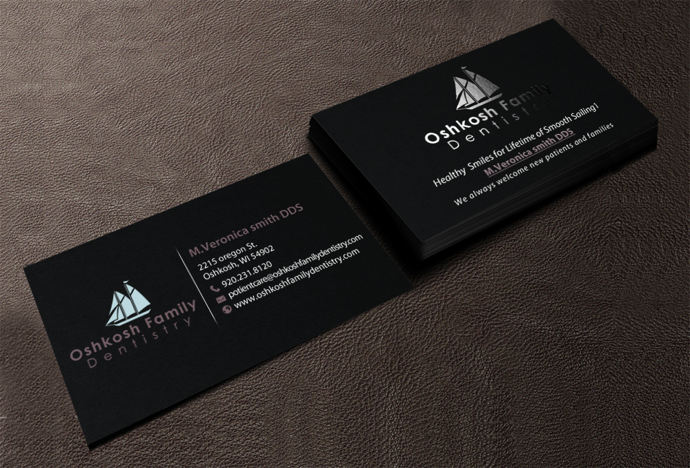 Visitenkarten-Design von chandrayaan.creative für Oshkosh Family Dentistry | Design #11159099