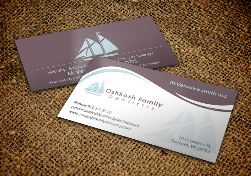 Design de Carte de Visite par chandrayaan.creative pour Oshkosh Family Dentistry | Design #11169307