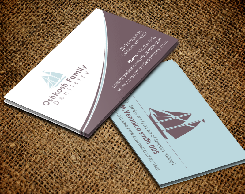 Visitenkarten-Design von chandrayaan.creative für Oshkosh Family Dentistry | Design #11169352
