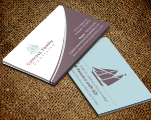 Business Card Design by chandrayaan.creative for Oshkosh Family Dentistry | Design: #11169352