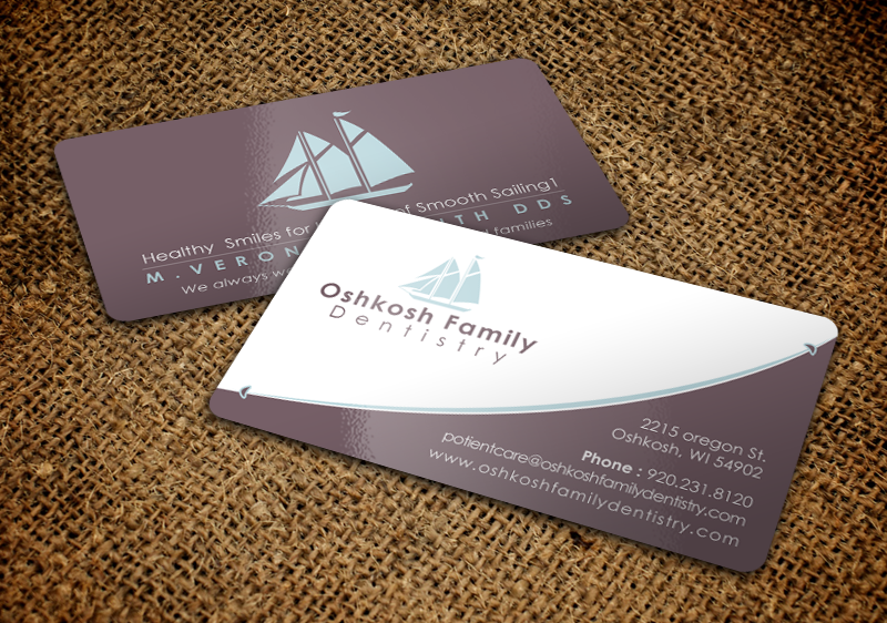 Visitenkarten-Design von chandrayaan.creative für Oshkosh Family Dentistry | Design #11169354