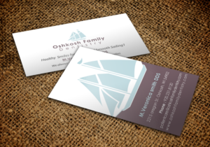 Business Card Design by chandrayaan.creative for Oshkosh Family Dentistry | Design: #11169357