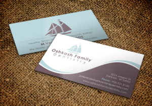 Business Card Design by chandrayaan.creative for Oshkosh Family Dentistry | Design: #11169358