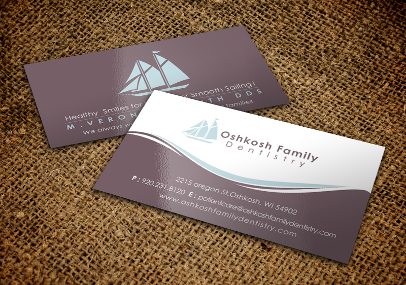 Visitenkarten-Design von chandrayaan.creative für Oshkosh Family Dentistry | Design #11169359