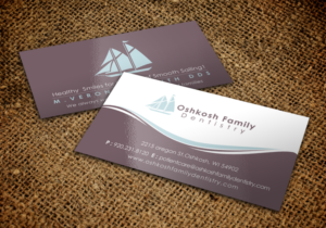 Business Card Design by chandrayaan.creative for Oshkosh Family Dentistry | Design: #11169359