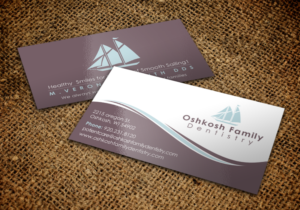 Business Card Design by chandrayaan.creative for Oshkosh Family Dentistry | Design: #11169360
