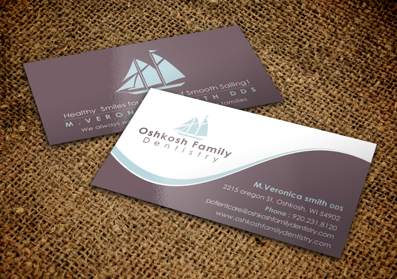 Visitenkarten-Design von chandrayaan.creative für Oshkosh Family Dentistry | Design #11169361