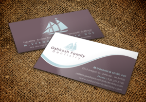 Business Card Design by chandrayaan.creative for Oshkosh Family Dentistry | Design: #11169361