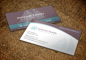 Business Card Design by chandrayaan.creative for Oshkosh Family Dentistry | Design: #11240185