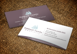 Business Card Design by chandrayaan.creative for Oshkosh Family Dentistry | Design: #11240187