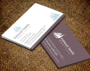 Business Card Design by chandrayaan.creative for Oshkosh Family Dentistry | Design: #11240190