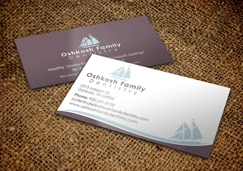 Business Card Design by chandrayaan.creative for Oshkosh Family Dentistry | Design #11240191