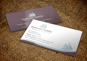 Business Card Design by chandrayaan.creative for Oshkosh Family Dentistry | Design: #11240191