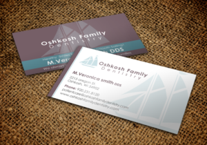 Business Card Design by chandrayaan.creative for Oshkosh Family Dentistry | Design: #11240192