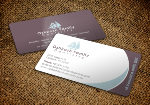 Business Card Design by chandrayaan.creative for Oshkosh Family Dentistry | Design: #11240194