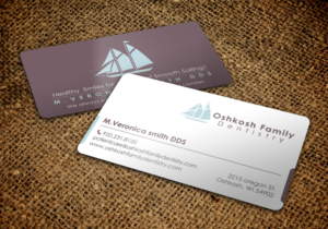 Business Card Design by chandrayaan.creative for Oshkosh Family Dentistry | Design: #11240196