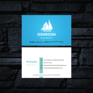 Business Card Design by GMWIRE for Oshkosh Family Dentistry | Design: #11297105