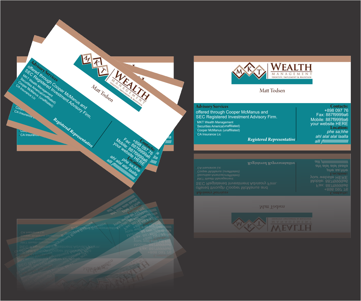 Business Card Design by stevedan for this project | Design #2312938